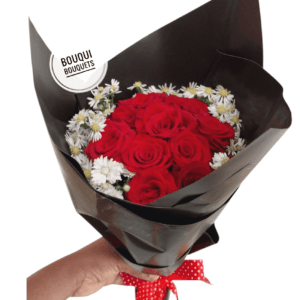 Red roses bouquet