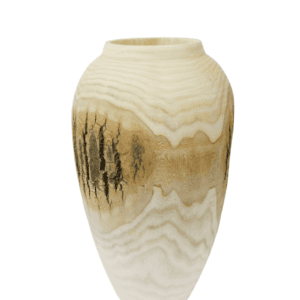 Sculpted Wooden Vase