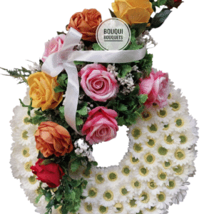Round Cemetery Bouquet