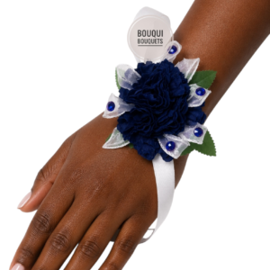 Navy Blue Corsage