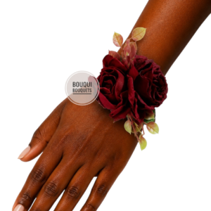 Wine Wrist Corsage