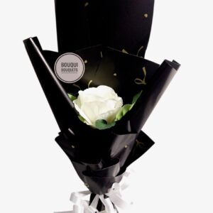 Single stem artificial rose gift bouquet Nigeria1