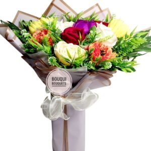 Floral Spring Vibe Artificial Flower Gift Bouquet